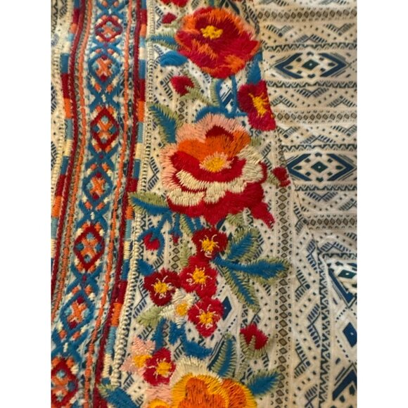 NWOT Savanna Jane Floral Embroidered Kimono Cardigan Size M - Picture 5 of 7